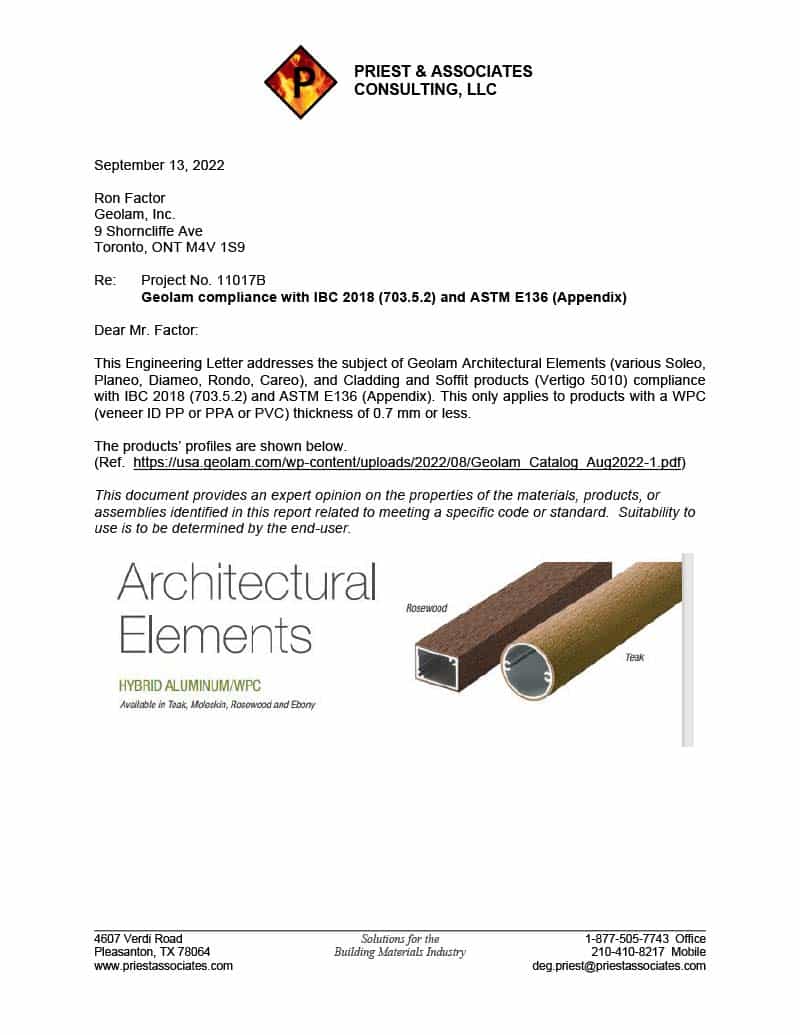 Geolam-Engineering Document ASTM E136 Sept2022